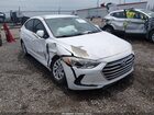 2018 Hyundai Elantra Se White vin: 5NPD74LF0JH248760