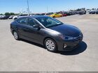 2020 Hyundai Elantra Se Gray vin: 5NPD74LF0LH612078