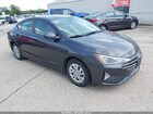 2020 Hyundai Elantra Se Gray vin: 5NPD74LF1LH617841