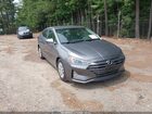 2019 Hyundai Elantra Se Gray vin: 5NPD74LF2KH490662