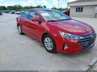 2019 Hyundai Elantra Se Red vin: 5NPD74LF2KH496817