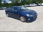 2020 Hyundai Elantra Se Blue vin: 5NPD74LF2LH601311