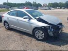 2017 Hyundai Elantra Se Silver vin: 5NPD74LF3HH126730