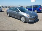 2019 Hyundai Elantra Se Gray vin: 5NPD74LF3KH429840