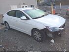 2019 Hyundai Elantra Se White vin: 5NPD74LF8KH435696
