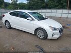 2019 Hyundai Elantra Se White vin: 5NPD74LF8KH439392