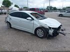 2019 Hyundai Elantra Se White vin: 5NPD74LFXKH495690