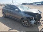 2018 Hyundai Elantra Sel Gray vin: 5NPD84LF0JH388661
