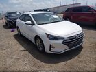 2019 Hyundai Elantra Sel White vin: 5NPD84LF1KH447377