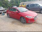 2017 Hyundai Elantra Limited Maroon vin: 5NPD84LF2HH035333