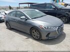 2018 Hyundai Elantra Sel Gray vin: 5NPD84LF2JH282745