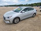 2019 Hyundai Elantra Sel Silver vin: 5NPD84LF2KH478301