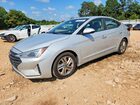 2019 Hyundai Elantra Sel Silver vin: 5NPD84LF3KH468070