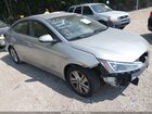2020 Hyundai Elantra Sel Серебряный vin: 5NPD84LF3LH566761