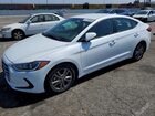 2018 Hyundai Elantra Sel White vin: 5NPD84LF4JH224670