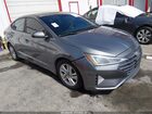 2019 Hyundai Elantra Sel Gray vin: 5NPD84LF4KH415930
