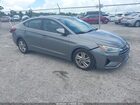 2019 Hyundai Elantra Sel Gray vin: 5NPD84LF4KH465372