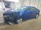 2019 Hyundai Elantra Sel Blue vin: 5NPD84LF5KH441422