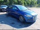 2017 Hyundai Elantra Se Blue vin: 5NPD84LF6HH098418