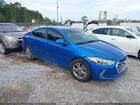 2017 Hyundai Elantra Se Синий vin: 5NPD84LF9HH059208