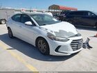 2018 Hyundai Elantra Sel White vin: 5NPD84LF9JH294696