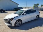 2019 Hyundai Elantra Sel White vin: 5NPD84LF9KH417480