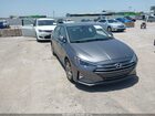 2019 Hyundai Elantra Sel Gray vin: 5NPD84LF9KH420105