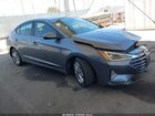 2019 Hyundai Elantra Sel Gray vin: 5NPD84LF9KH424459