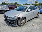 2020 Hyundai Elantra Sel Silver vin: 5NPD84LF9LH522568