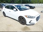 2017 Hyundai Elantra Limited White vin: 5NPD84LFXHH120520