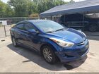 2016 Hyundai Elantra Se Blue vin: 5NPDH4AE7GH703569