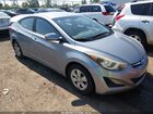 2016 Hyundai Elantra Se Light Blue vin: 5NPDH4AE7GH766476