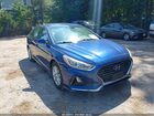 2019 Hyundai Sonata Eco Синий vin: 5NPE24AA7KH774282