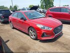 2018 Hyundai Sonata Limited Red vin: 5NPE34AF4JH656567