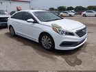 2017 Hyundai Sonata Sport White vin: 5NPE34AF5HH445601