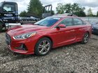 2018 Hyundai Sonata Red vin: 5NPE34AF5JH648638