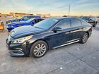 2016 Hyundai Sonata Limited Черный vin: 5NPE34AF8GH324012