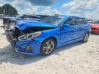 2018 Hyundai Sonata Sel Blue vin: 5NPE34AF8JH604035