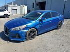 2018 Hyundai Sonata Sel Blue vin: 5NPE34AFXJH599517