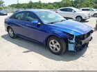2022 Hyundai Elantra Se Синий vin: 5NPLL4AG2NH084369