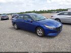 2021 Hyundai Elantra Se Синий vin: 5NPLL4AG9MH048869