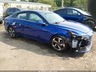 2022 Hyundai Elantra Limited Blue vin: 5NPLP4AG1NH072959