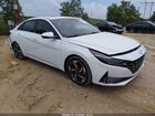 2021 Hyundai Elantra Limited White vin: 5NPLP4AG5MH022502