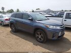 2019 Toyota Highlander Le Синий vin: 5TDBZRFH1KS992598