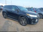 2018 Toyota Highlander Le Черный vin: 5TDBZRFH5JS866159