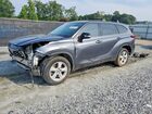 2020 Toyota Highlander L Gray vin: 5TDCZRAH1LS026894