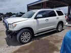 2016 Toyota Sequoia Platinum White vin: 5TDDW5G16GS143277