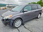 2017 Toyota Sienna Gray vin: 5TDDZ3DC2HS178353