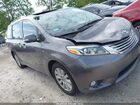2017 Toyota Sienna Limited Premium 7 Passenger Gray vin: 5TDDZ3DC4HS171937