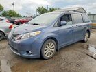 2017 Toyota Sienna Xle Premium 7-passenger Blue vin: 5TDDZ3DC4HS180072